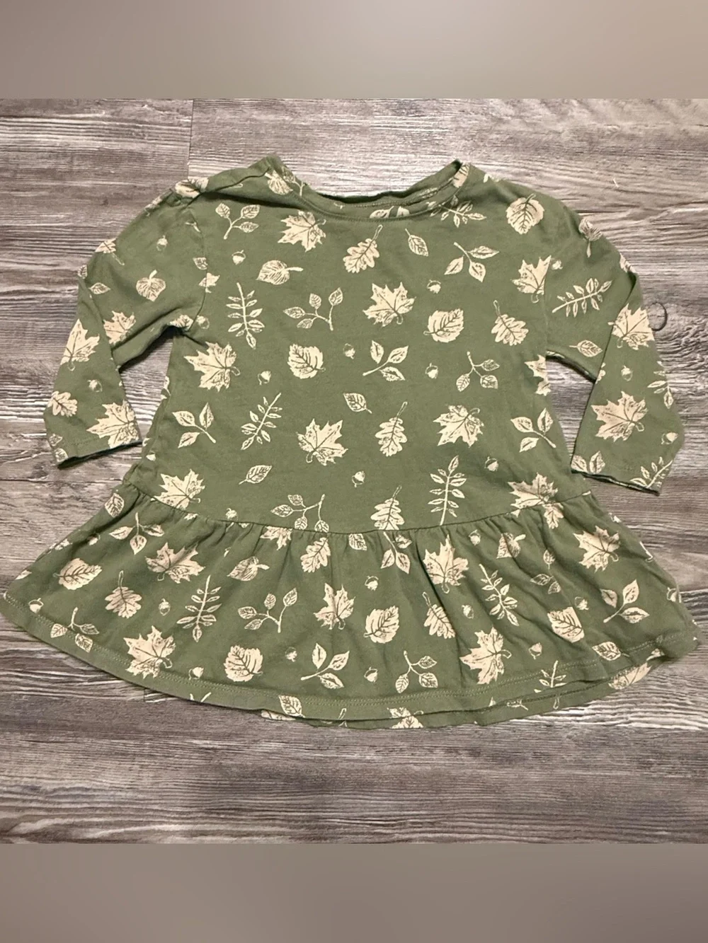 Old Navy Girls Fall Outfit Set 18-24M 3 Piece Pumpkin Leaf Floral